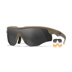 Ochelari tactici WileyX Rogue Comm TAN smoke/clear/rust