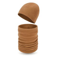 Căciulă Beanie cu eșarfă multifuncțională - Winter Pack coyote