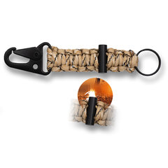 Carabinieră paracord cu amnar coyote