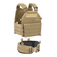 Vestă tactică suport plăci DEFCON5 coyote