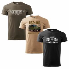 Set 3 tricouri promoționale - model army, UAZ 469 și emblemă Slovacia