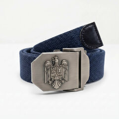 Curea cu emblemă a României navy blue