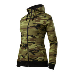 Hanorac Camo Zipper damă CZ green camo