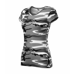 Tricou damă camouflage gray