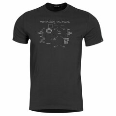 Tricou Pentagon Cockpit negru