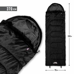 Sac de dormit Major 370gr negru