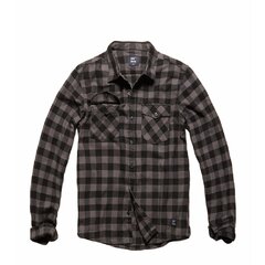 Cămașă flanel Vintage Industries Harley gri