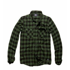Cămașă flanel Vintage Industries Harley verde