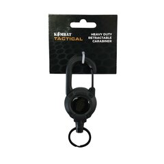 Clip outdoor tip carabină retractabilă Heavy Duty Kombat UK negru