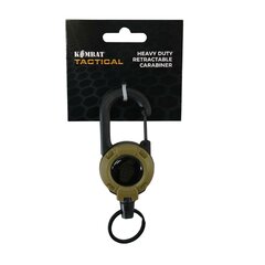 Clip outdoor tip carabină retractabilă Heavy Duty Kombat UK coyote
