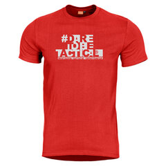 Tricou Pentagon Dare to be tactical lava red
