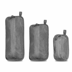 Trinity Mesh Pentagon organizatoare 3 buc cinder grey