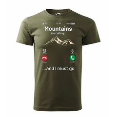 Tricou Chemarea munților verde XXXL