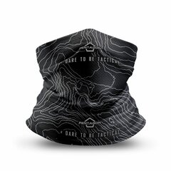 Eșarfă multifuncțională Pentagon Skiron Topographic Map neagră