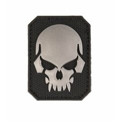 Patch / Emblemă velcro Skull 3D negru