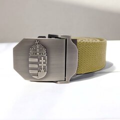 Curea cu emblemă 3D a Ungariei – kaki
