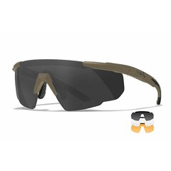 Ochelari tactici WileyX Saber Advanced Tan smoke/clear/rust