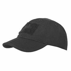 Șapcă pliabilă Helikon-Tex Rip/Stop neagră