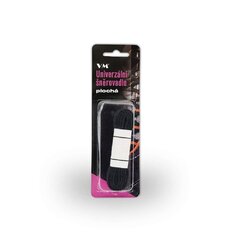 Șireturi VM Footwear plate negre 125cm