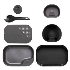 Set de camping pentru servire Wildo 7 piese shadow grey / negru