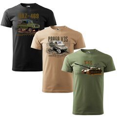 Set promoțional tricou 3x - Tank + UAZ + V3S