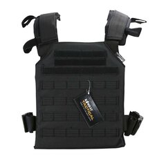 Vestă tactică suport plăci Spartan neagră