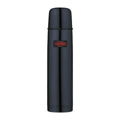 Termos Thermos cu închidere prin apăsare 1000ml albastru închis