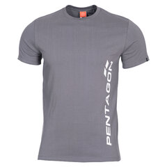 Tricou Pentagon Vertical wolf grey