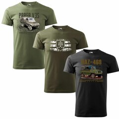Set promoțional tricou 3x - UAZ-469 + V3S + simbol Slovaciei