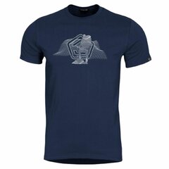 Tricou Pentagon Wireframe midnight blue